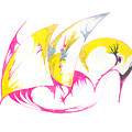 Abstract Swan